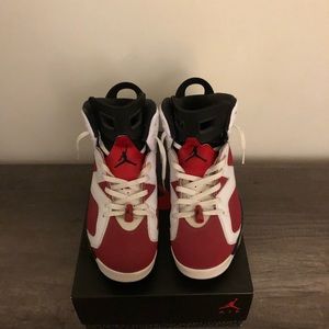 Carmine 6s and true blue 3s size 12